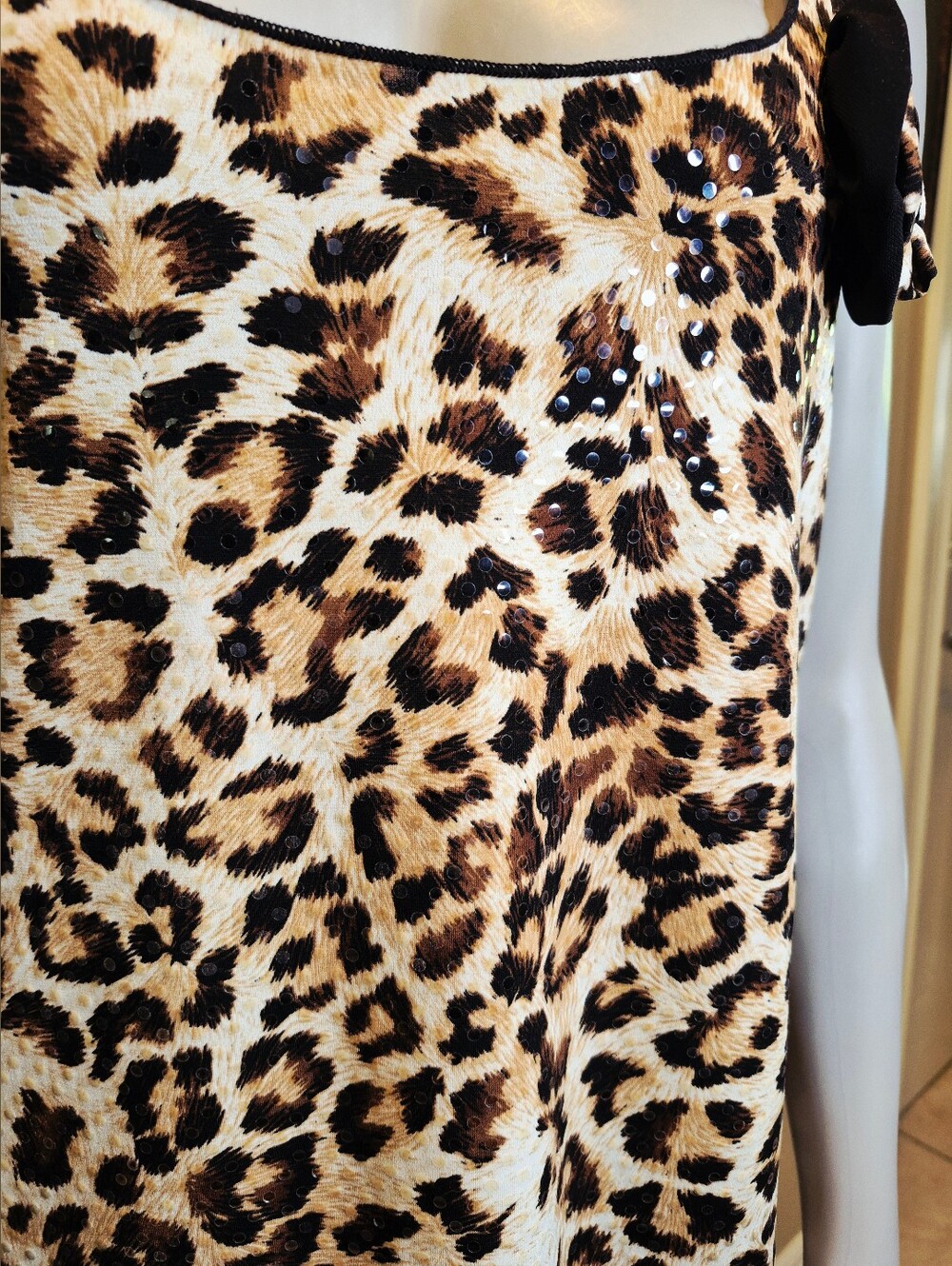 Leopard-Print Scoop Neck Camisole in Brown - Picture 4 of 16